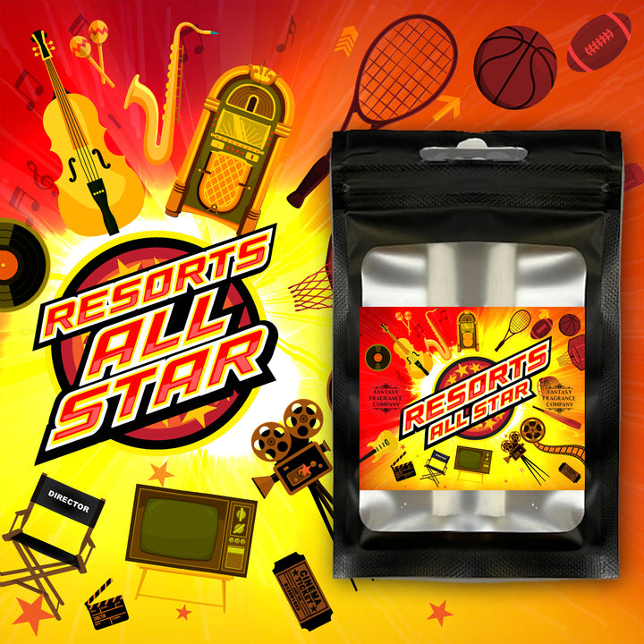 Resorts All Star Fragrance Car Diffuser Refills (2 Refills)