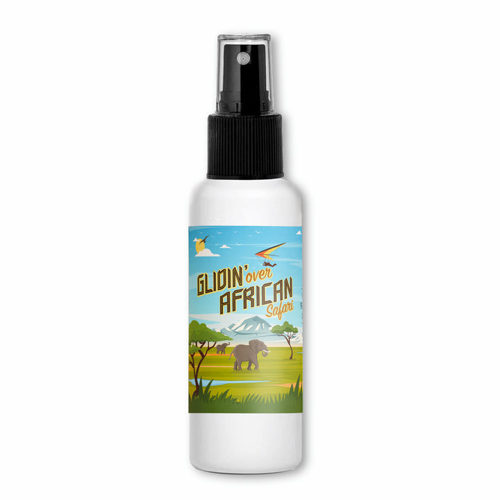 Glidin Over African Safari Fragrance Room Spray Bottle
