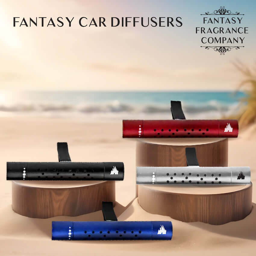 Car Diffuser Vent Clips with Engraved Castle