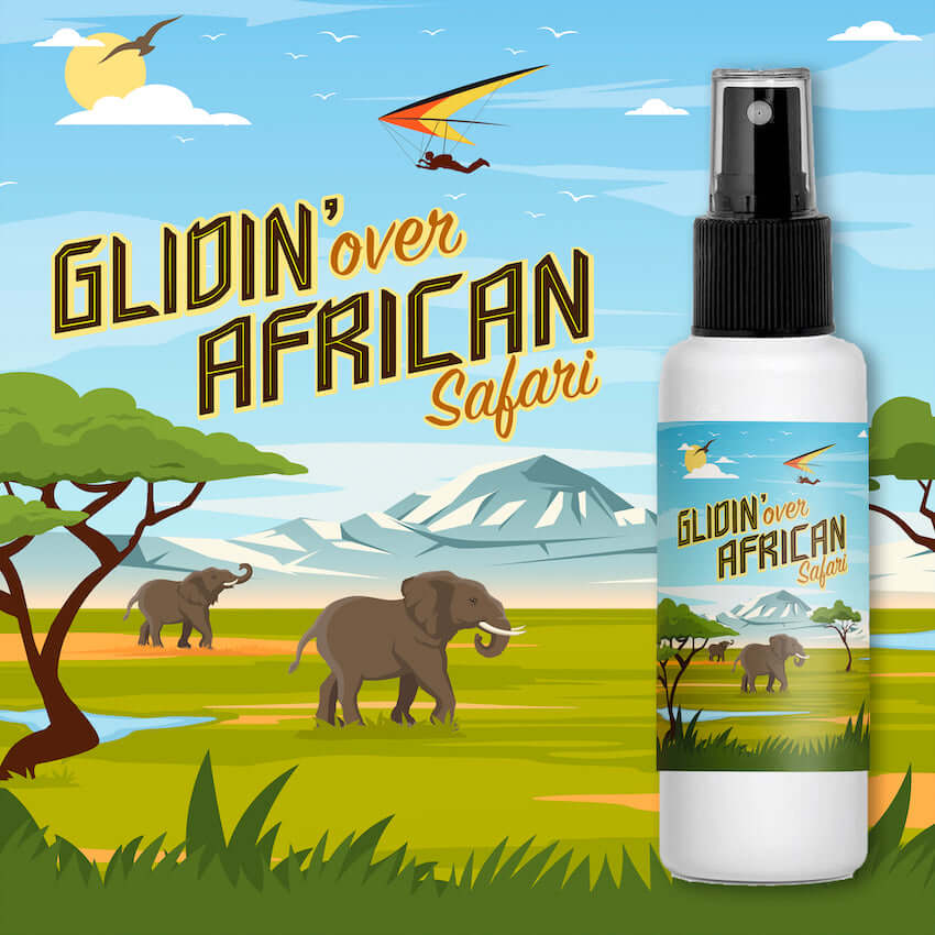 Disney Epcot Soarin over African Safari Fragrance Room Spray Bottle