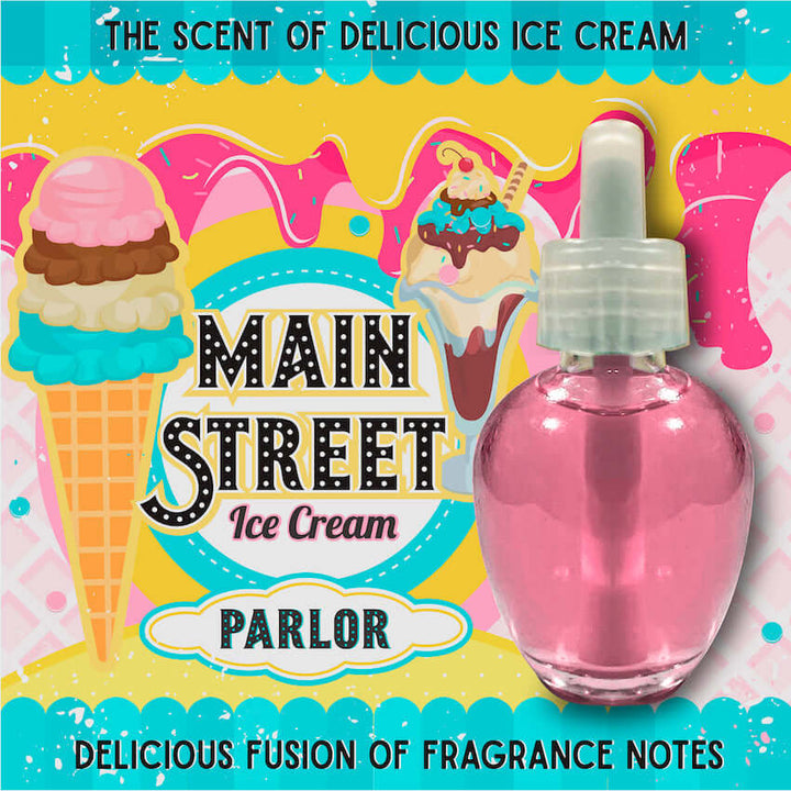 Disney Main Street Plaza Ice Cream Parlor Fragrance Wall Diffuser Refill