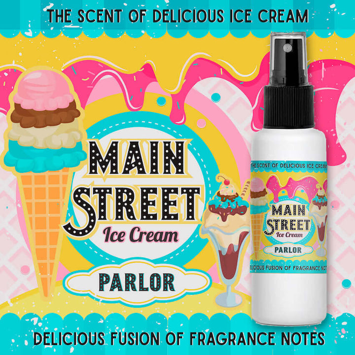 Disney Main Street Plaza Ice Cream Parlor Fragrance Room Spray Bottle