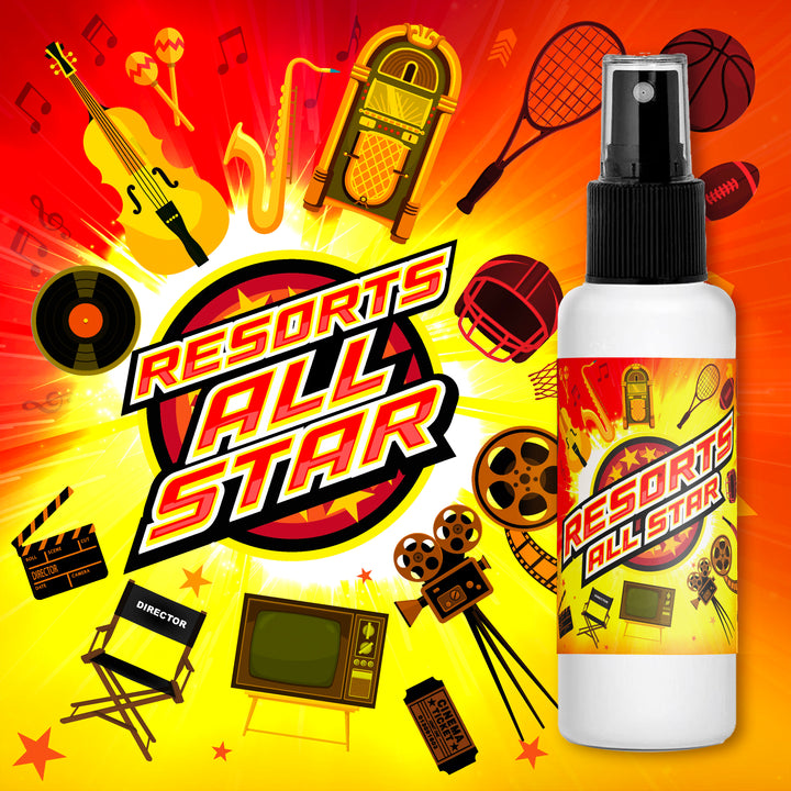 Resorts All Star Fragrance Room Spray Bottle